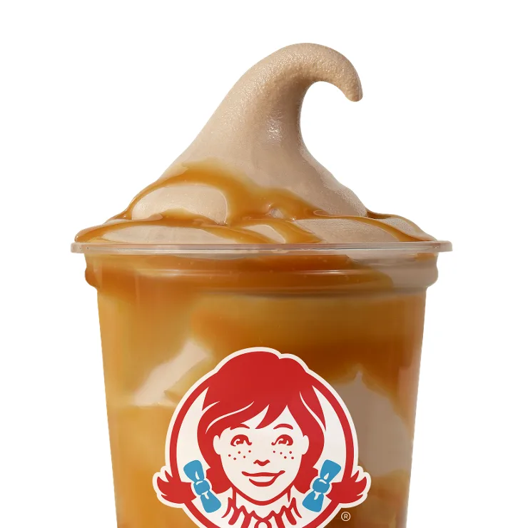 Wendy's Caramel Chocolate Frosty Swirl