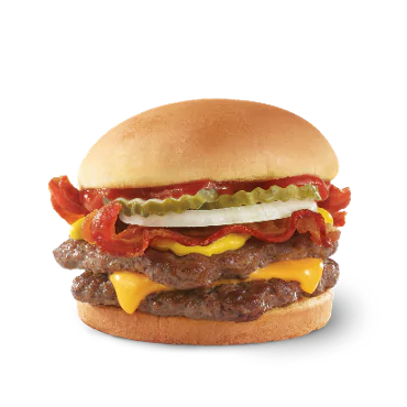 Bacon Double Stack, most selling burger on Wendy's menu