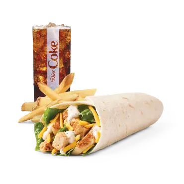 Wendys Grilled Chicken Wrap Combo