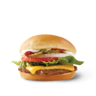 Wendys Jr. Cheeseburger Deluxe