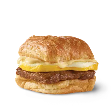 Sausage Egg Swiss Croissant