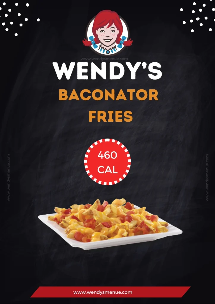 Wendy's Baconator Fries Calories