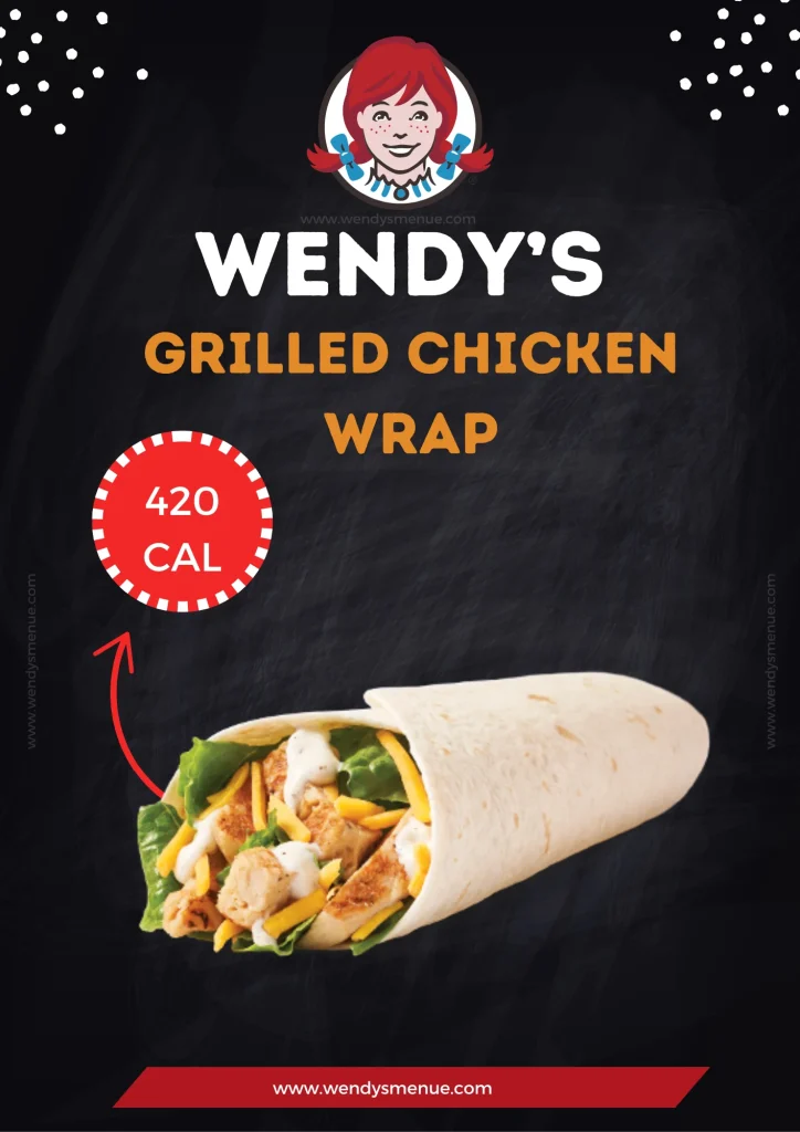 Wendys Grilled Chicken Wrap Calories