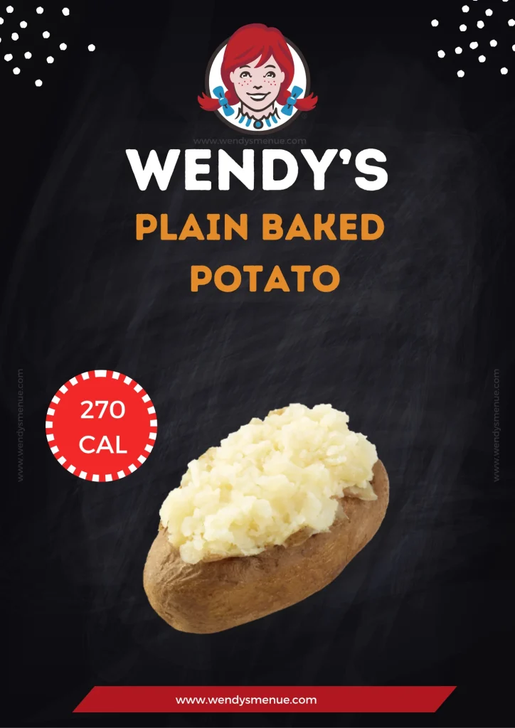 Wendy's Plain Baked Potato Calories