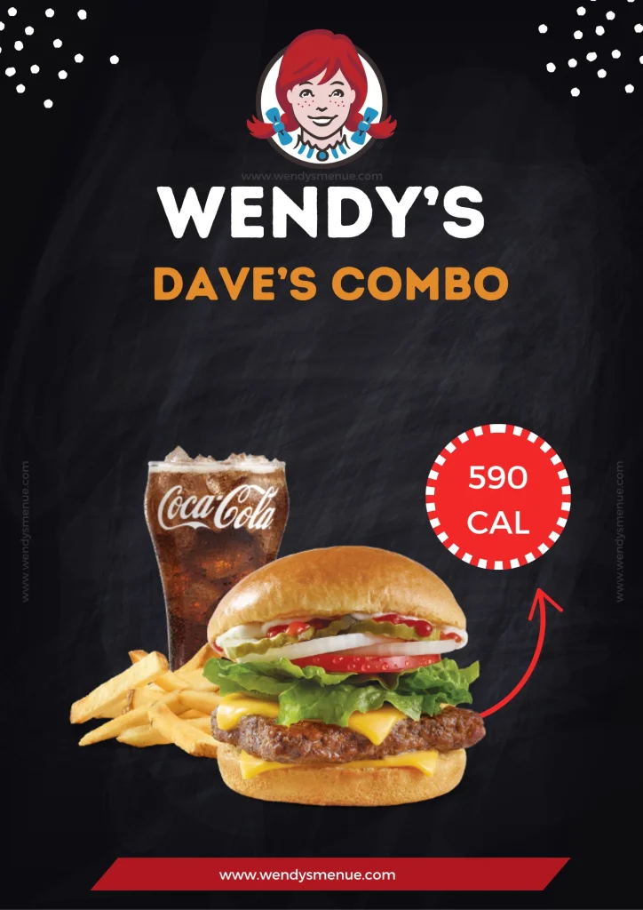 Wendys Dave’s Combo Calories