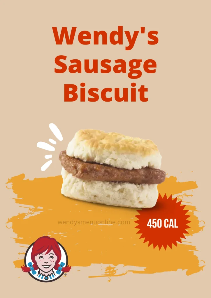 Wendy's Sausage Biscuit