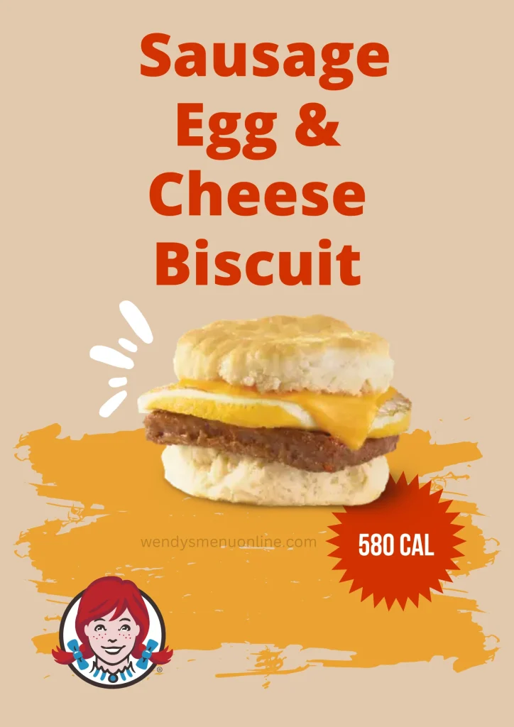 Wendy's Sausage Egg & Cheese Biscuit Calories