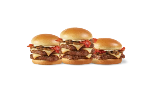 Wendy's Mushroom Bacon Cheeseburger