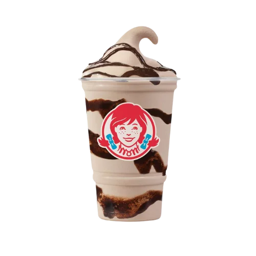 Wendy Thin Mints Chocolate Frosty