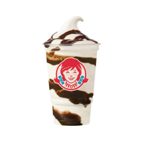 Wendy Thin Mints Vanilla Frosty