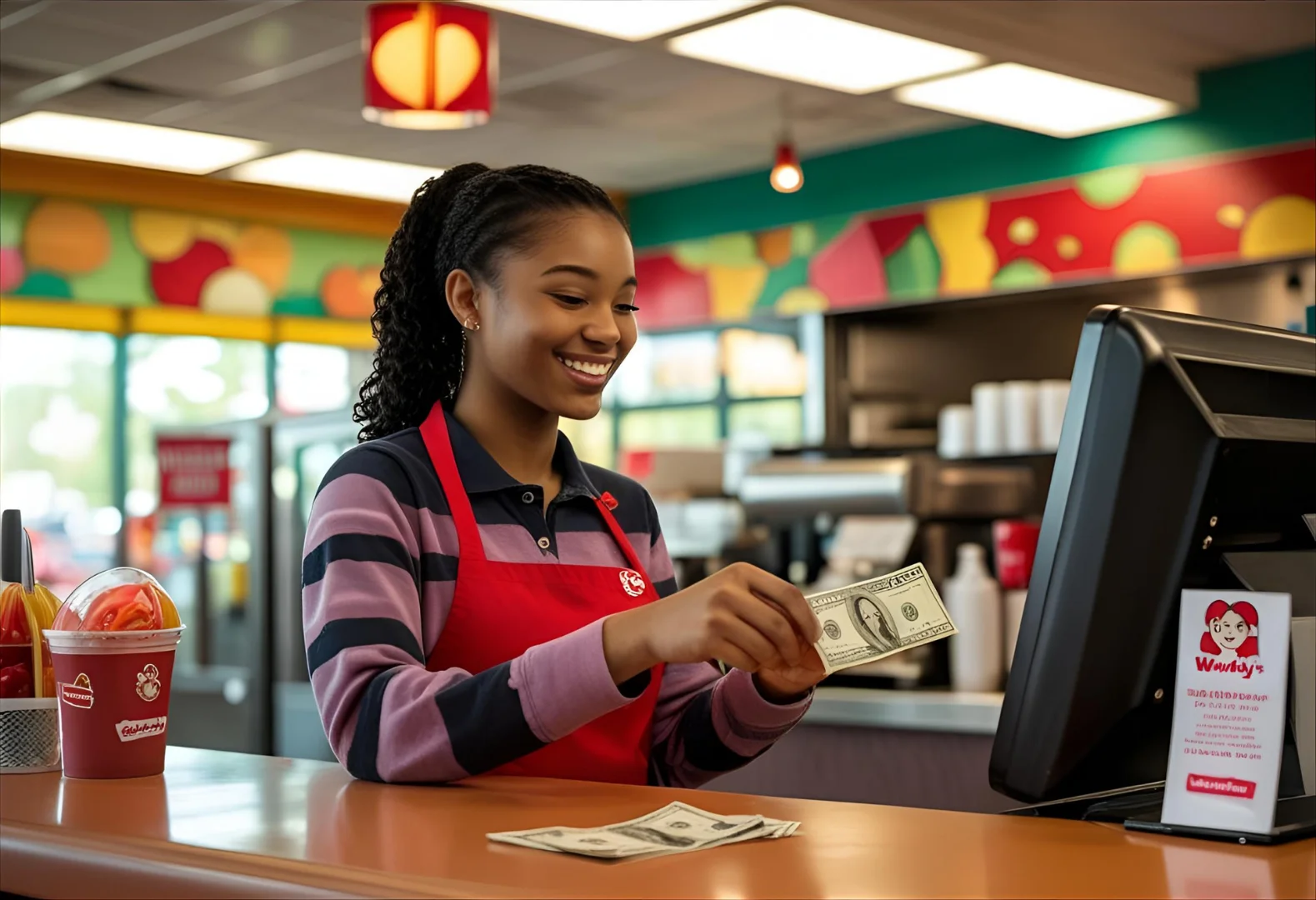 Wendy's Menu with Prices & Calories USA Updated 2025 127 Wendys restaurant Counter